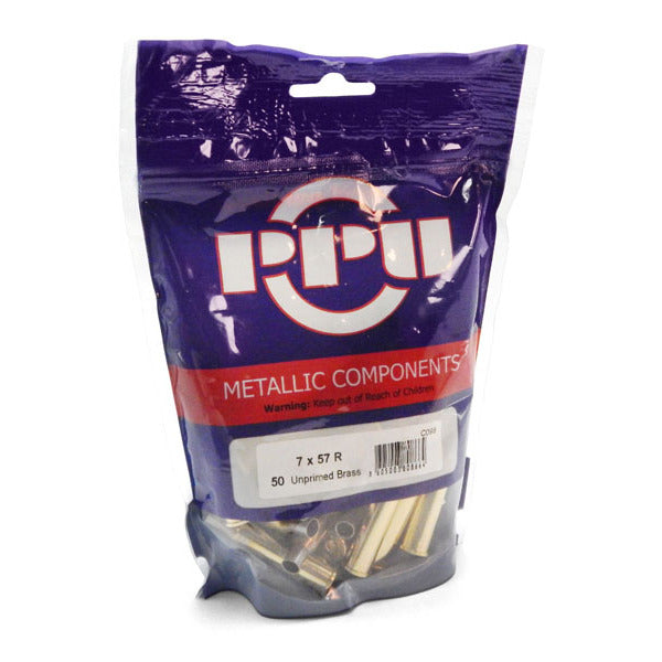 Prvi 7x57mmR Brass Bag of 50