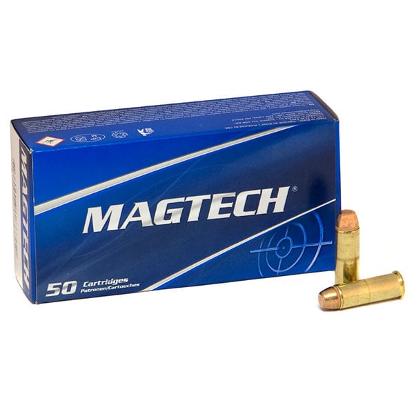 Magtech 44 Remington Magnum Ammunition 240 Grain Full Metal Jacket Flat Nose Box of 50