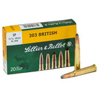 Sellier & Bellot 303 British Ammunition 180 Grain Jacketed Soft Point Box of 20