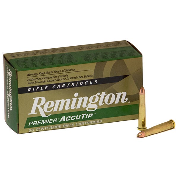 Remington Premier AccuTip-V 22 Hornet Ammunition 35 Grain Polymer Tip Box of 50