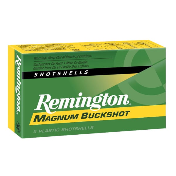 Remington Express 12 Gauge Ammunition 3-1/2" #00 1125 fps Buckshot Box of 5