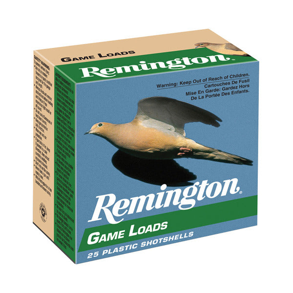 Remington Game Load 20 Gauge Ammunition 2-3/4" #8 7/8 oz 1225 fps Box of 25