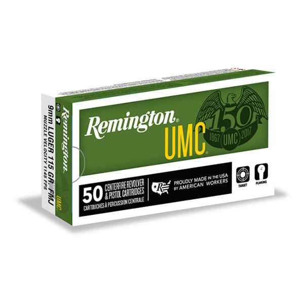 Remington UMC 25 ACP Ammunition 50 Grain Full Metal Jacket Box of 50