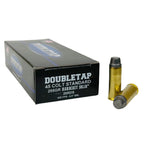 DoubleTap 45 Colt (Long Colt) Ammunition 255 Grain Semi Wad Cutter Box of 20