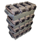 MTM 4-CAN AMMO CRATE 30c w/4 AC30T's DKEarth/FGRN