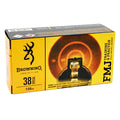 Browning Training & Practice 38 Special Ammunition 130 Grain Full Metal Jacket Box of 50