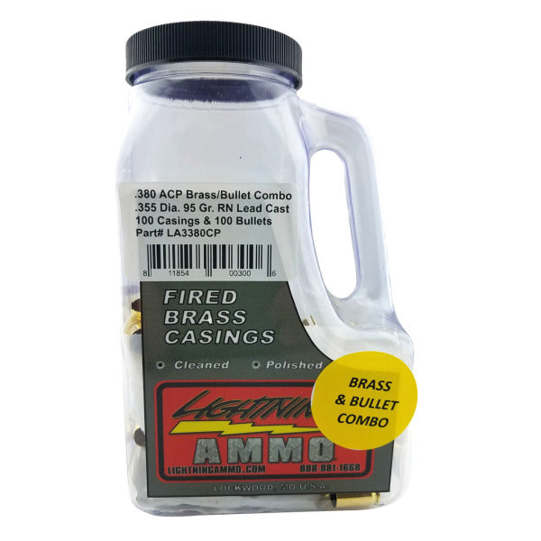 LIGHTNING COMBO .355 95gr RN & 380 ACP 100 EACH
