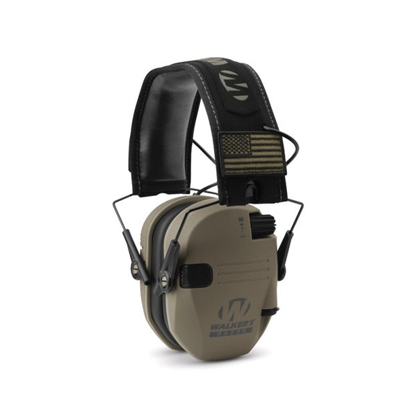 Walkers Razor Slim Electronic Patriot Muff Flat Dark Earth 23dB