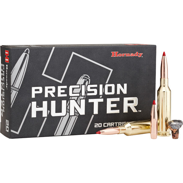 Hornady Precision Hunter 6mm Creedmoor Ammunition 103 Grain ELD-X Polymer Tip Box of 20