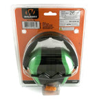 WALKERS DUAL COLOR PASSIV MUFF HI VIS GREEN 6/CS