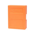 LYMAN STORAGE BOX HOLDS 3 DIES /ORANGE