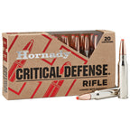 Hornady Critical Defense 308 Winchester Ammunition 155 Grain FTX Polymer Tip Box of 20