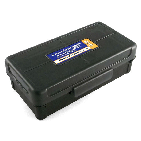 Frankford Arsenal Plastic Hinge-Top Ammo Box #506 50 Rounds
