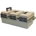 MTM 3-CAN AMMO CRATE 50c w/3 AC50's DK EARTH/AGRN