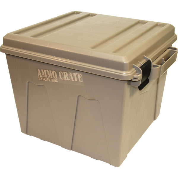 MTM AMMO CRATE FLAT DARK EARTH IN:19"x15.7"x13.4"