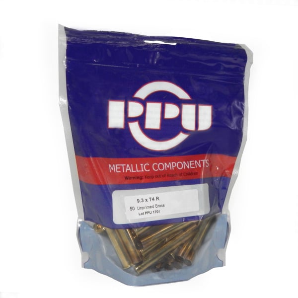 Prvi 9.3x74mmR Brass Bag of 50