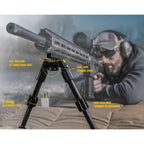 CALDWELL CARBON FIBER M-LOK BIPOD 6"-9"
