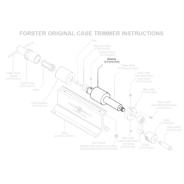 FORSTER CASE TRIMMER BEARING