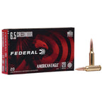 Federal Premium American Eagle 6.5 Creedmoor Ammunition 120 Grain Open Tip Match Box of 20