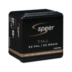 Speer 22 Caliber (.224 Diameter) Bullets 55 grain Total Metal Jacket Box of 20