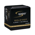 Speer Gold Dot 264 Caliber, 6.5mm (.264 Diameter) Bullets 120 grain Hollow Point Box of 20