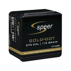 Speer Gold Dot 277 Caliber, 6.8mm (.277 Diameter) Bullets 115 grain Hollow Point Box of 20