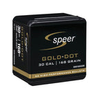 Speer Gold Dot 30 Caliber (.308 Diameter) Bullets 168 grain Hollow Point Box of 20