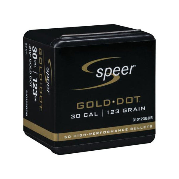 Speer .310 Diameter Bullets 123 grain Hollow Point Box of 20