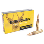 Berger Match Grade 308 Winchester Ammunition 185 Grain Classic Hunter Jacketed Hollow Point Box of 20