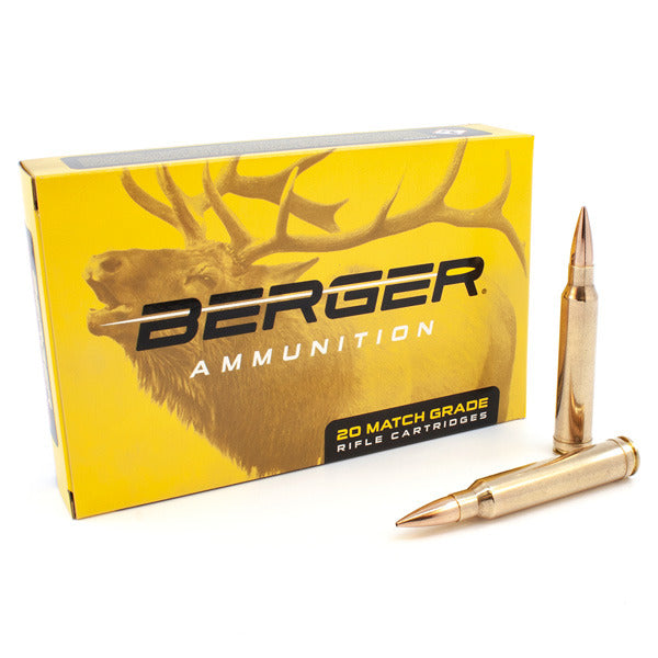 Berger Match Grade 300 Winchester Magnum Ammunition 168 Grain Classic Hunter Jacketed Hollow Point Box of 20