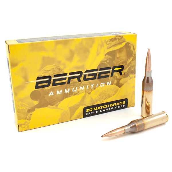Berger 300 Norma Magnum Ammunition 230 Grain Open Tip Match Box of 20