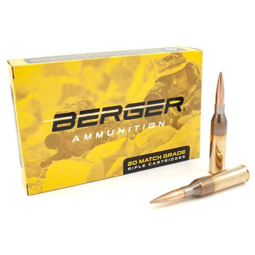 Berger 300 Norma Magnum Ammunition 230 Grain Open Tip Match Box of 20