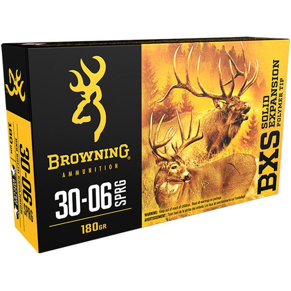 BROWNING AMMO 30-06 SPR 180gr BXS 20/bx 10/cs