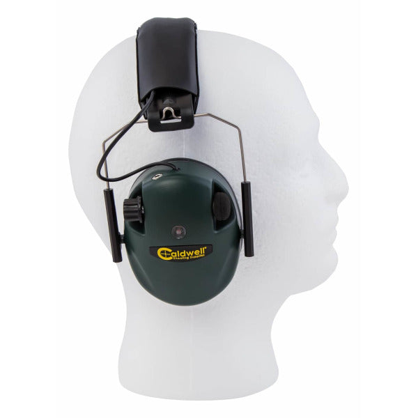 CALDWELL EMAX LOW PROFILE STEREO EAR MUFFS GREEN