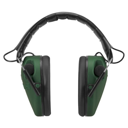 CALDWELL EMAX LOW PROFILE STEREO EAR MUFFS GREEN