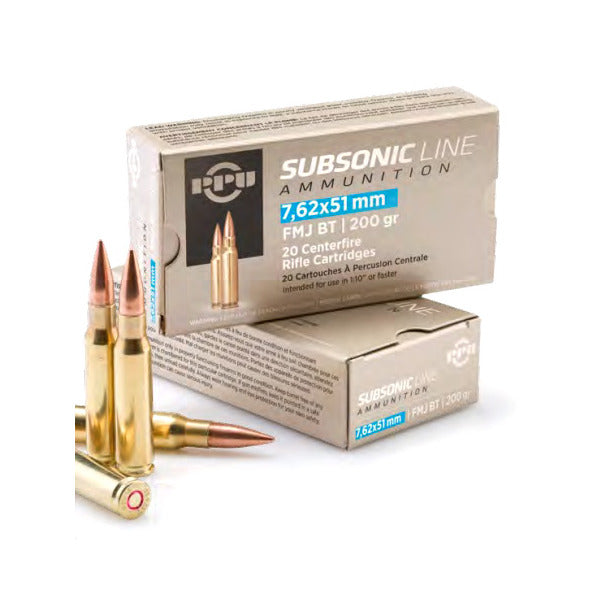 Prvi Partizan 7.62x51mm NATO Ammunition 200 Grain Full Metal Jacket Box of 20