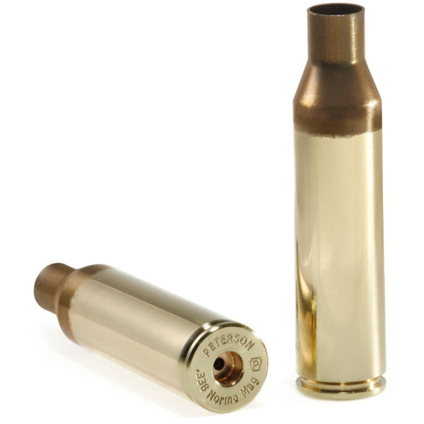 Peterson 338 Norma Magnum Brass Box of 50