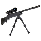 CALDWELL CARBON FIBER SWIVEL STUD BIPOD 6"-9"