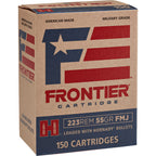 Frontier Cartridge 223 Remington Ammunition 55 Grain Full Metal Jacket Box of 150