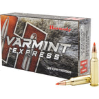 Hornady Varmint Express 224 Valkyrie Ammunition 60 Grain V-MAX Polymer Tip Box of 20