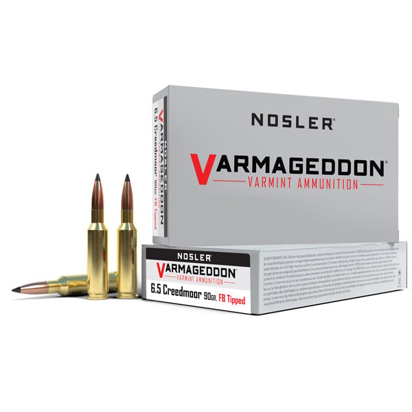 Nosler Varmageddon 6.5 Creedmoor Ammunition 90 Grain Polymer Tip Box of 20