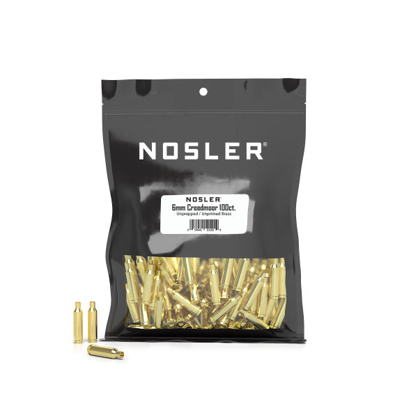 Nosler 6mm Creedmoor Brass Bag of 100