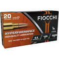 Fiocchi Hyperformance 6.5 Creedmoor Ammunition 129 Grain Hornady SST Polymer Tip Box of 20