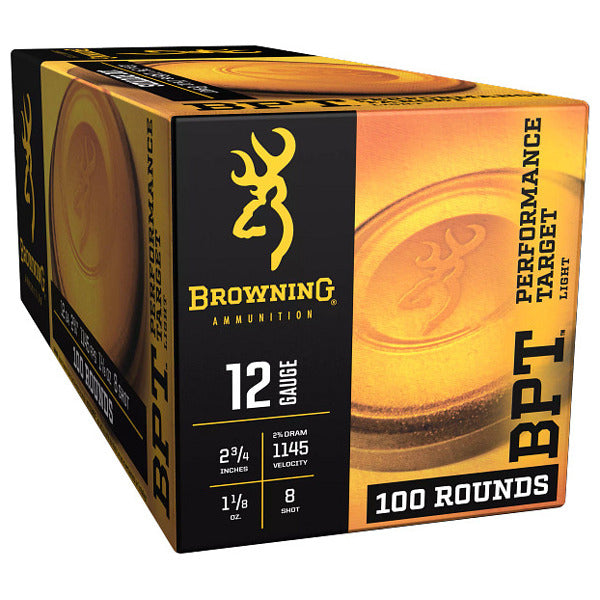 BROWNING AMMO 12ga 2.75d 1-1/8 #8 100/bx 2/cs