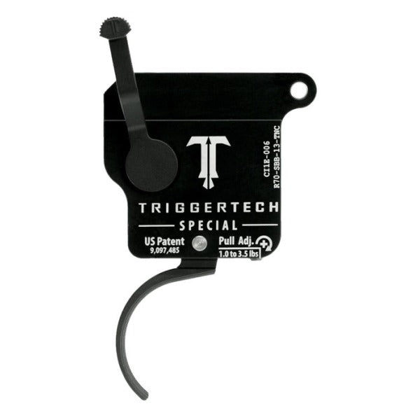 Triggertech Special Curved Trigger Remington 700 Clone 1.5lb - 3.5lb