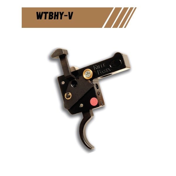 Rifle Basix Trigger with Top Right Safety Weatherby Vanguard 12oz - 1.5lb Silver