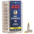 CCI VNT 17 Hornady Mach 2 (HM2) Ammunition 17 Grain Polymer Tip Box of 50