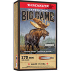Winchester Expedition Big Game LR 270 Winchester Ammunition 150 Grain Polymer Tip Box of 20