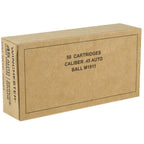 Winchester Service Grade 45 ACP Ammunition 230 Grain Full Metal Jacket Box of 50