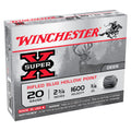 Winchester Super-X 20 Gauge Ammunition 2-3/4" 3/4 oz 1600 fps Rifled Slug Box of 15